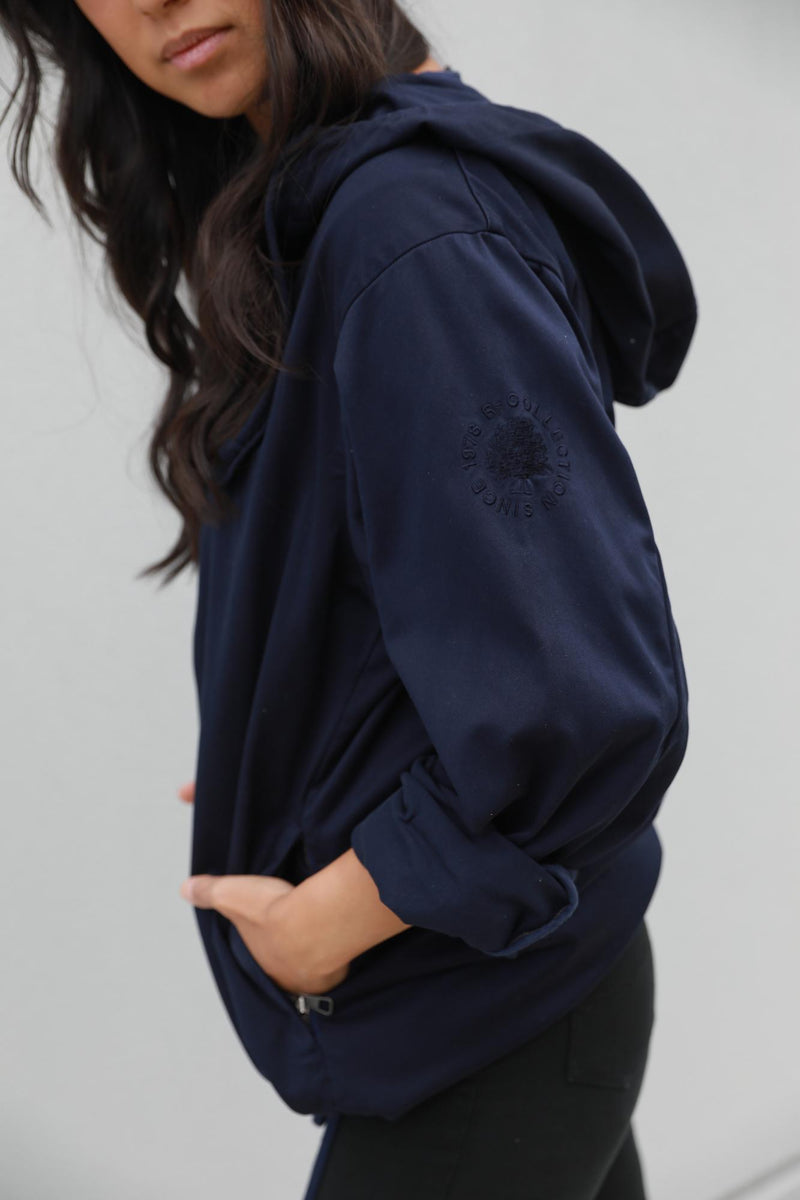 Classic Anorak Jacket in Ink Blue